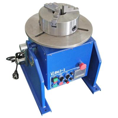 China Hotels welding rotary table / welding turntable /100KG welding rotator with K11-200 three jaw chuck for sale