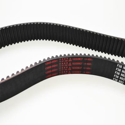 China OEM 13568-09041 AUTO PARTS Plastic Timing Belt For CAM-RY 2.2L 3S 5S 163S8M27 for sale