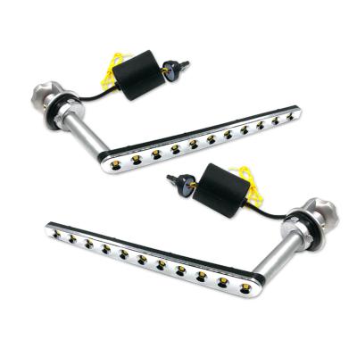 China Auto Roller Coaster Led Lighting System 2Pcs CHR Cabin Sidemarker Car Light Strip Turn Signal Function Led Turn Brake Daytime Running Lights for sale