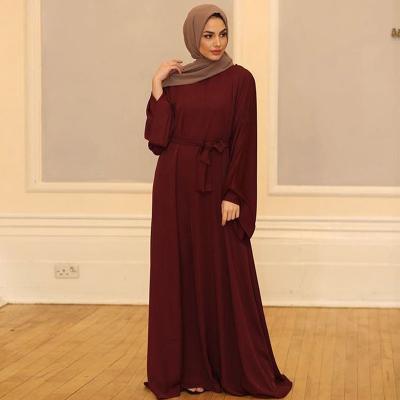 China Fashion Polyester Hijab Kaftan Dress Islam African Muslim Clothing Maxi Dresses For Women Islamic Clothing for sale