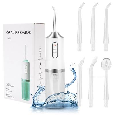 China Outdoor Oral Irrigator USB Rechargeable Water Flosser Waterproof Jet Water Portable Dental Water Flosser for sale