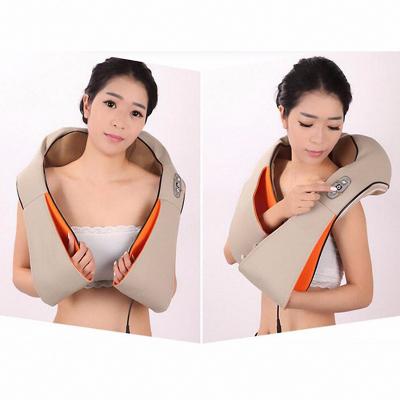 China Body Back Body Massager Shiatsu Shoulder Neck Shoulder Car Relaxation Shawl Electric Heating Back Infrared Kneading Home Massage for sale