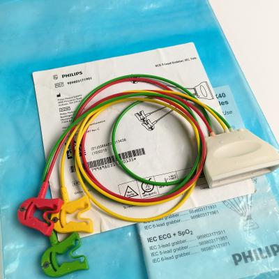 China PHILIP ECG 3 Lead Grabber,IEC,Tele REF 989803171901 for sale