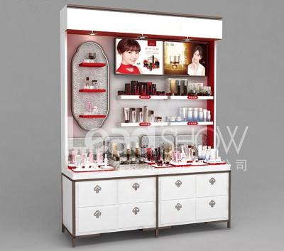 China New Chinese Style Multi-Layer Store Storage Acrylic Retail Cosmetic Display Shelf for sale