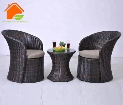 China Garden / patio / indoor patio coffee table set rattan material furniture and garden set for sale