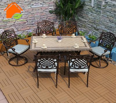 China Audu Luxury All Weather Outdoor Patio\Garden\Outdoor Patio Cast Aluminum Garden Furniture Outdoor Patio Furniture for sale