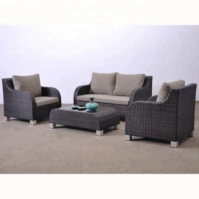 China Patio\Garden\Luxury Modern Furniture Outdoor Wicker Sofa Set\Living Room\Hotel\Restaurant etc. rattan for sale