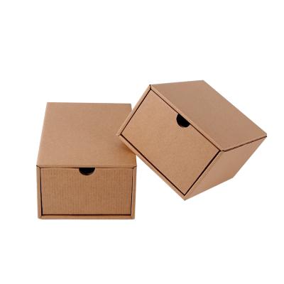 China Recyclable Custom LOGO Drawer Style Eco Friendly E Groove Corrugated Cardboard Paper Box Packaging Package for sale