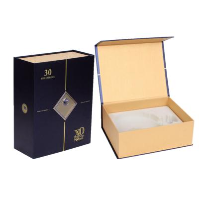 China Bottle BlisterPacking Whiskey Brandy XO Wine Handmade Custom Retail Shipping Carton for sale