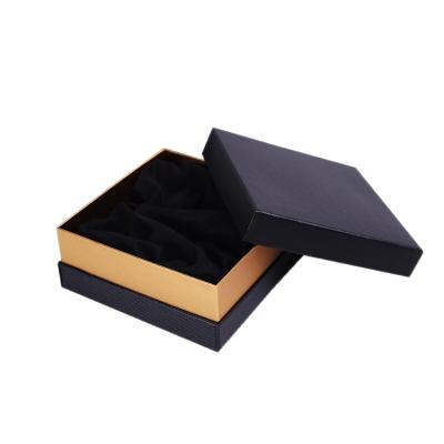 China Custom Logo Printed With Sleeve And Satin Insert Gift Package Cardboard Canvas Texturing Jewelry Box for sale