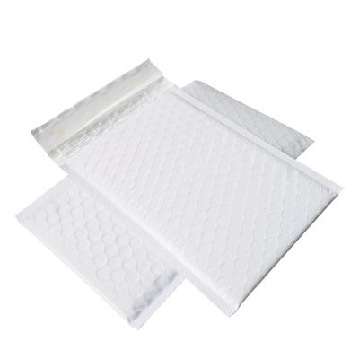 China Recycled Shipping Materials Custom LOGO White Delivery Air Bubble Sealing Mailer Envelopes Bags for sale