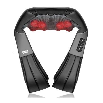 China Body OEM Shiatsu Neck Shoulder Deep Kneading Massager with Heat for Muscle Pain Relief Best Shoulder Warmer Full Body Massager Belt for sale