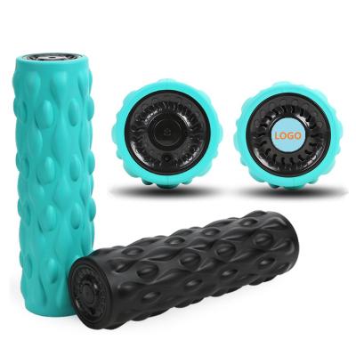 China Foam Electric Vibrating Roller Yoga Pilates Training Equipment Foam Roller With 4 Speed ​​Intensity For Full Body Muscle Massage Pain Relief for sale