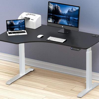 China Adjustable (Height) Customized Popular OEM Height Technology Table Load 1500N Sit Stand Adjustable Height Electric Desk for sale