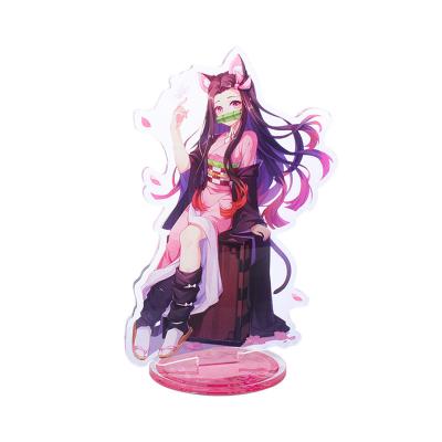 China Ganyu Cosplay Custom Formed Custom Formed World Diluc Of Genshin Impact Figure Mini Desktop Display Clear Acrylic Standee Anime for sale