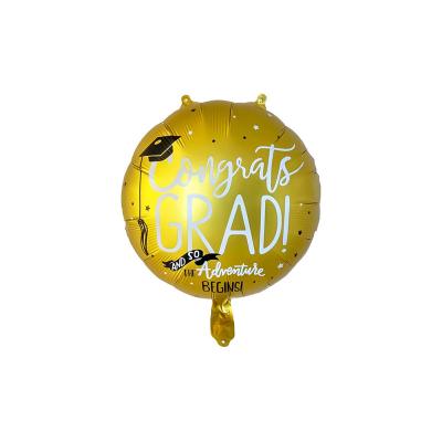 China 18 Inch Decoration Foil Party GRADUATE Congratulations Foil Balloons Alphabet Helium Balloons Heart Shaped Wholesales for sale