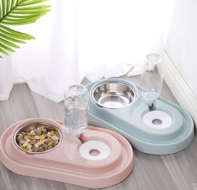 China Non-automatic Pet Dog Cat Bowl Automatic Feeder Water Feeding Bowl for sale