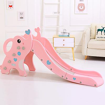 China 2-10 Years Updated Mini Small Home Indoor Playhouse Toys Plastic Slides For Kids for sale