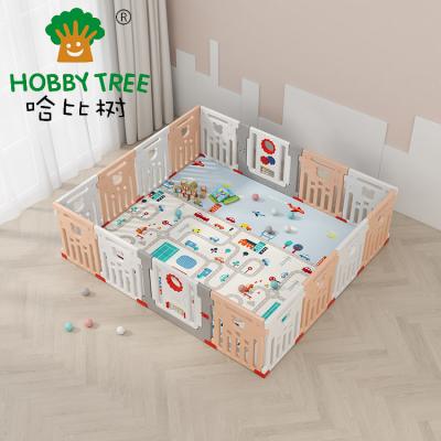 China Up-to-date Indoor Eco-friendly Plastic Safety Play Yard Baby Infant Playpen For Toddler for sale