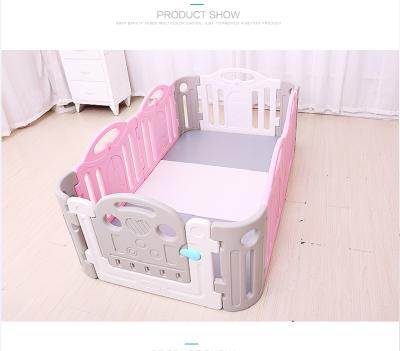 China Eco - Friendly Colorful Safety Plastic Baby Playpen For Kids Play Indoor Use for sale