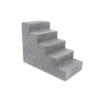 China Travel Pet Stairs For Pet Tall Foam Bed Step 3/4 Steps Dog Cat Animal Ramp Pet Dog Steps Stairs for sale