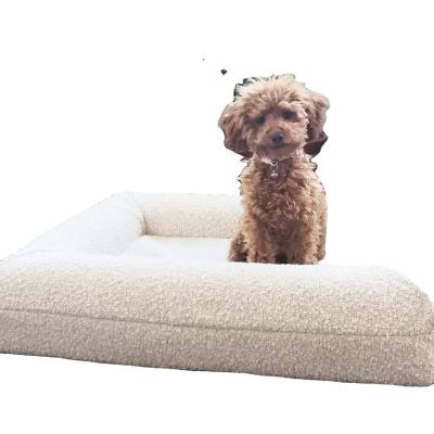 China New Design Wire Dog Bed Loop Waterproof Professional Dog Bed Orthopedic Foam Dog Bed for sale