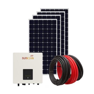 China Home Complete 1000w 30kw 50kw 100kw 150kw On Grid Tied System Solar Panel Solar Power Kit For Boat for sale