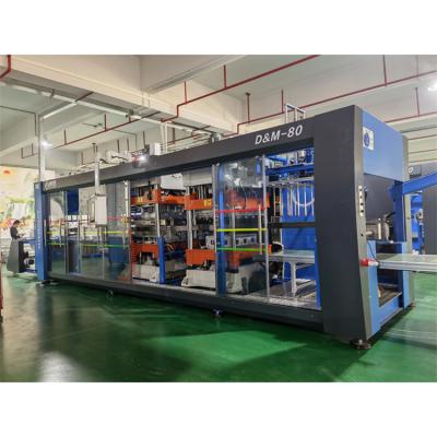 China Disposable Automatic Disposable Plastic Box Plastic Box/tray/cup Lid Making Machine for sale