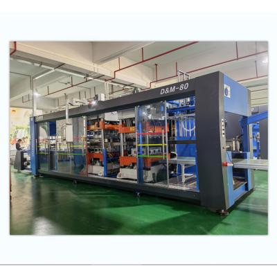 China Automatic Disposable Plastic Box Thermoforming Machine, Plastic Thermoforming Machine, Thermoforming Machine Price for sale