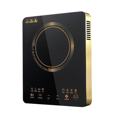 China DDP Hotel Household Applicens Stainless Steel Induction Cooker with Crystal Glass Panel Induction Cookers for sale