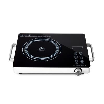 China Hotel 2200W Induction Ceramic Glass Induction Cooker Parts Touch Control Commercial Cooktop Cooker for sale