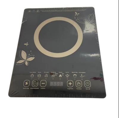 China Hotel 220V 2200W Multifunctional Induction Cooker Single Bunner No Stick Pot with Button Control for sale