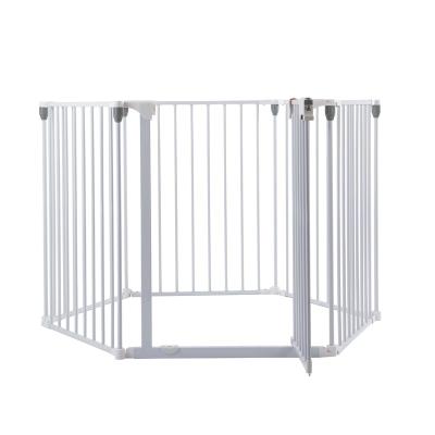 China Modern Play fence baby playpen retractable indoor baby safety security fence for sale