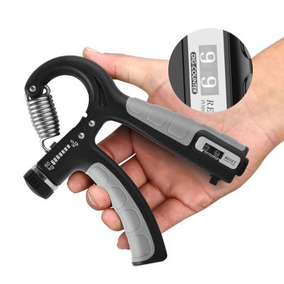 China Fitness Equipment APP Adjustable Hand Grip Wholesale High Quality Fitness Hand Grip Hand Arm Exerciser With Counter for sale