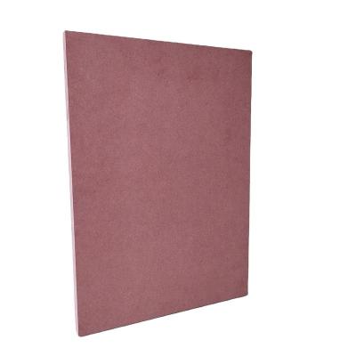 China E1 Grade 5-18mm MDF Core Moisture Proof High Quality Flame Retardant Fire Resistant Red MDF for sale