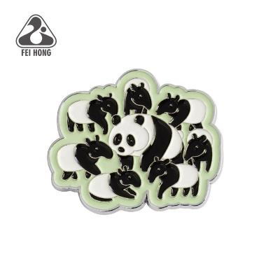 China Promotion Panda Design Enamel Pin Badge - Malay Tapir Souvenir Gifts Style for sale