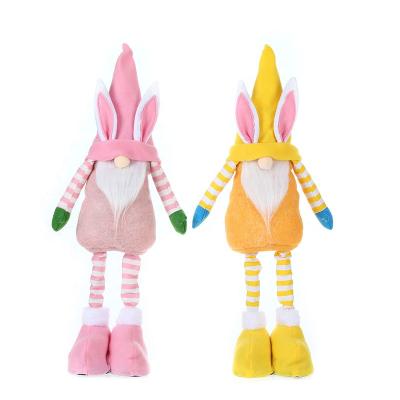 China Festival Stuff Easter Gifts for Children Friends Families Plush Faceless Gnome Elf Ornament Dolls with Stretchy Standing Long Legs for sale