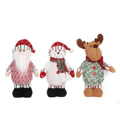 China 2022 Eco-friendly Christmas LED Dolls For Elf Handmade Dolls Ornament Decoration Christmas Home Decor for sale