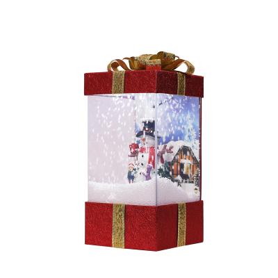 China Eco-Friendly Santa Christmas Trojan Lantern Christmas Hot Sale Decoration Gift Decoration Crystal Ball White Crystal Ball Music Box for sale