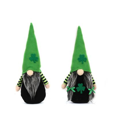 China Lasting St Patrick's Day The Special Gifts With Kitty Decor Gnome Plush Dwarf Faceless Toys Desk Ornament for sale