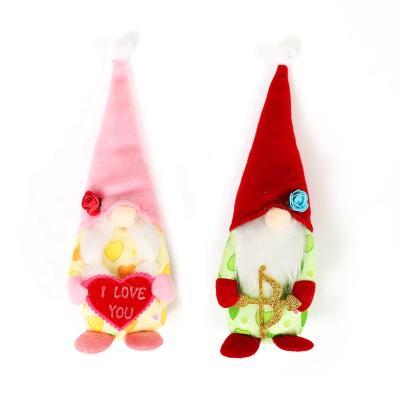 China 2022 Festival Stuffed Plush Couples Gifts Gnomes Faceless Plush Steeple Steeple Hats February 14th For Valentines Day Lovers for sale