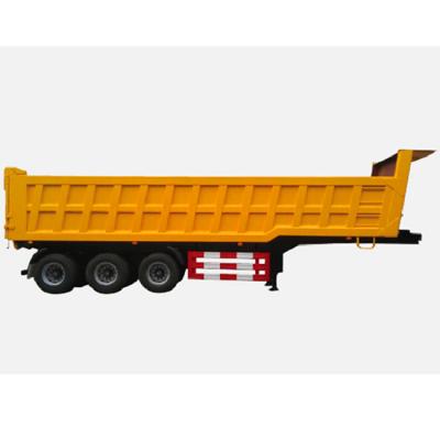 China Truck Trailer Dump Rear Trailer For Sale 12 Wheeler Sand Stone Truck Trailer Steel Transport Tipper Semi Trailer for sale