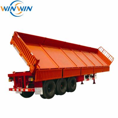 China Cheaper semi truck trailer 13ton Fuwa rear loaders for dump trailers for sale truck trailer steel haul stone 13/16 Ton Fuwa /bpw/cimc 15600KGS for sale