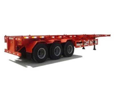 China Skeleton Truck Trailer Container Chassis Truck Trailer for sale