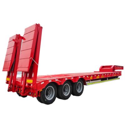 China 2020 Truck Trailer New Low Bed Trailer Truck Trailer Gooseneck Lowboy Lowboy Trailers Haul Heavy Duty Machinery Steel 8.5-13T NC; Win-Win SHN for sale