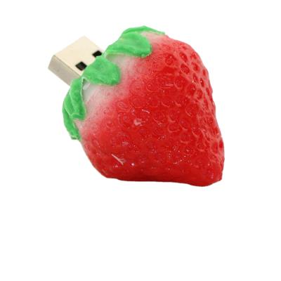 China PVC Fruit Strawberry Shaped USB Flash Drive USB Flash Drive (32GB) for sale