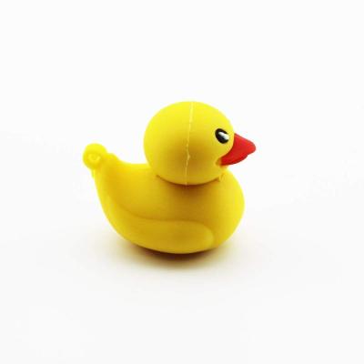 China PVC Cartoon Yellow Duck Shape 16GB 16G USB Flash Drive USB Flash Drive Pen Drive Memory Stick for sale