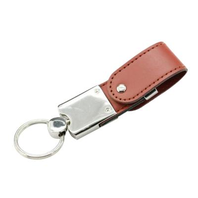 China Lether 4GB CPU Leather USB 3.0 USB Drive Key Chain Memory Stick Pen Drive PenDrive U Flash Disk for sale