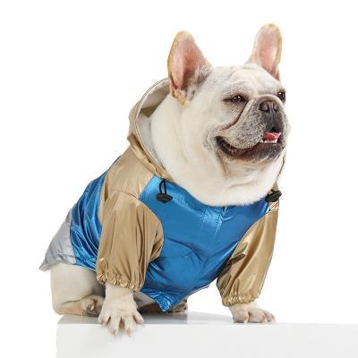 China Stocked Designer Dog Clothes Fashion Brown Bear Pet Raincoat for sale