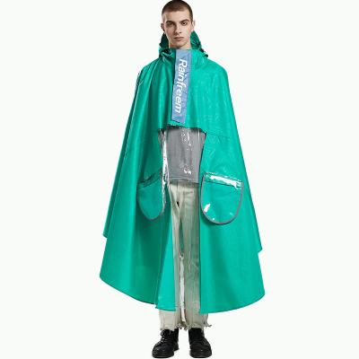 China Yellow Fashion Extra Large PVC Rain Raincoat Raincoat For Motorcycle Rider Bike Poncho for sale